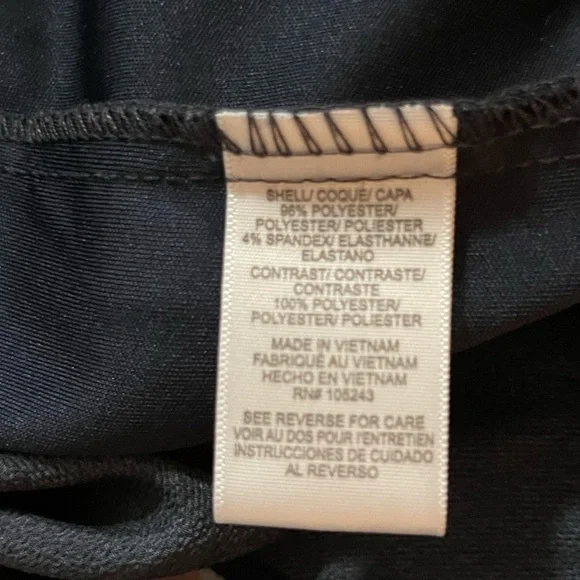 STUDIO B By BoBeau Navy Floral Sleeveless Jumper With Belt Size Medium - Picture 7 of 10